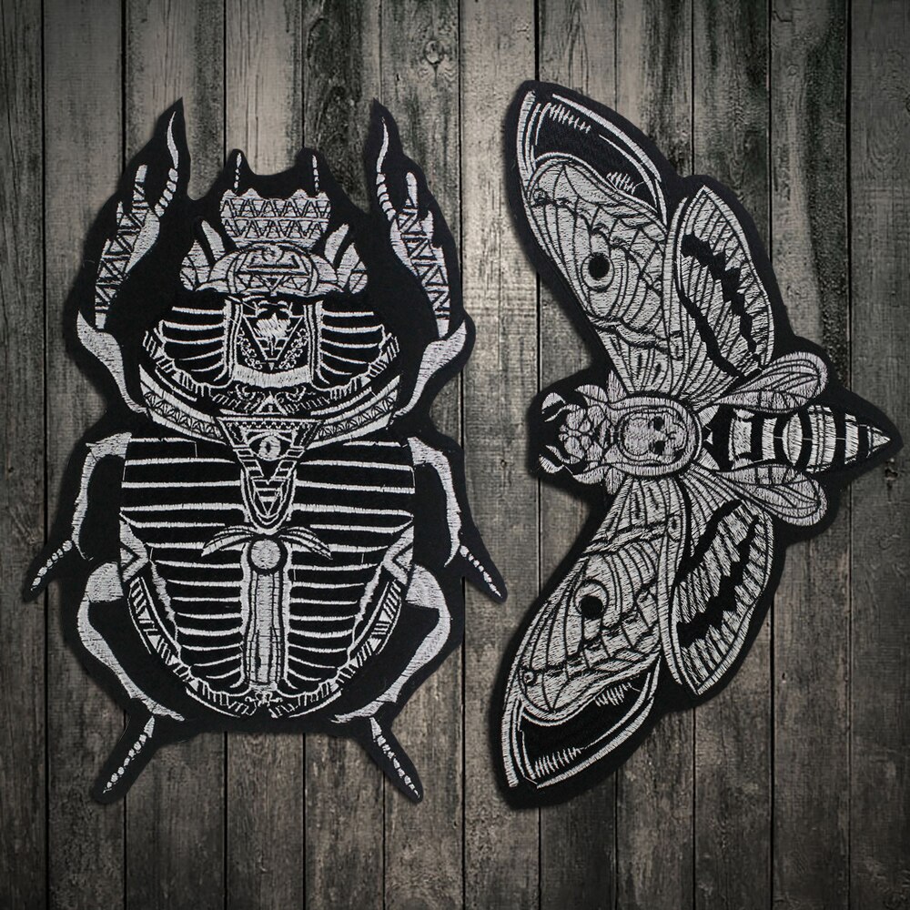 Insects Series Cartoon Animal Patchwork Sticker Bee ，Snakes, butterflies,combination Iron on Sewing Patches: NO.9