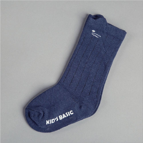 Imcute Niños Accesorios dibujos animados algodón bebé niños niñas niño pequeño hasta la rodilla medias gatos calcetines de dibujos animados 0-4T: Azul / 2-4 Y