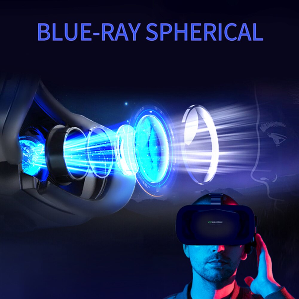 Gafas de realidad Virtual G10 VR para teléfono inteligente, gafas 3D estéreo VR, casco de cartón con Control remoto para IOS y Android