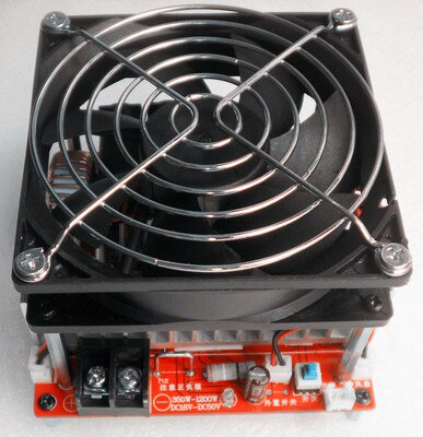 ZVS high frequency induction heating with over-current protection input voltage 18V-50V: Yellow