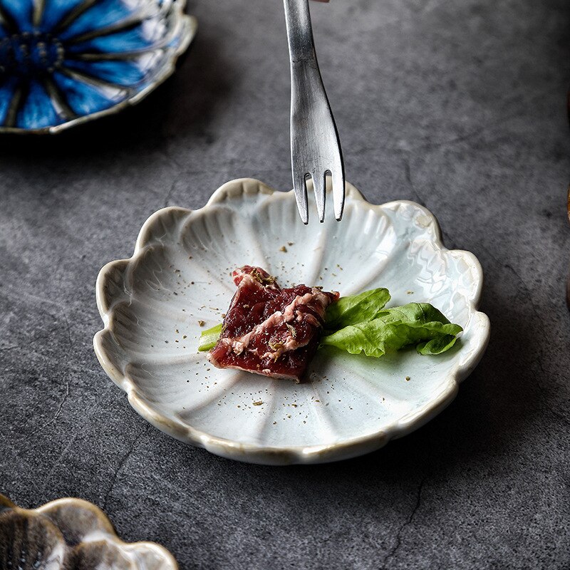 Fancy ceramic dishes, snack dishes, sauce dishes, household dipping dishes, Japanese cold dishes