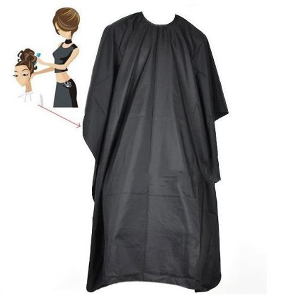 Robe de salon de coiffure pour enfants, vêtement imperméable pour adultes, accessoire pour coupe de cheveux: 120x80cm