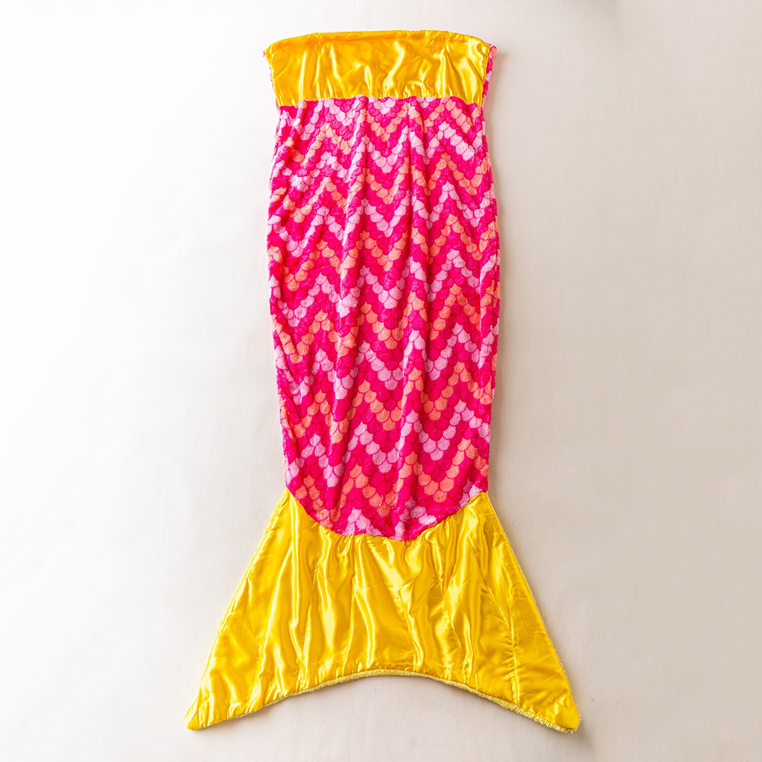 Koc w kształcie ryby rzut kolorowy syrenka ogon ryby koc dla dorosłych dzieci Super miękkie wszystkie sezony koce robić spania: 1