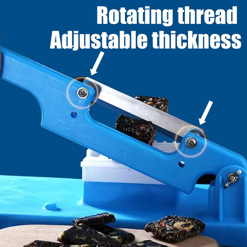 Portable Table Cutting Slicers Multifunctional Manual Cutter Machine for Ejiao Rice Cake Kitchen Stainless Steel Slicer