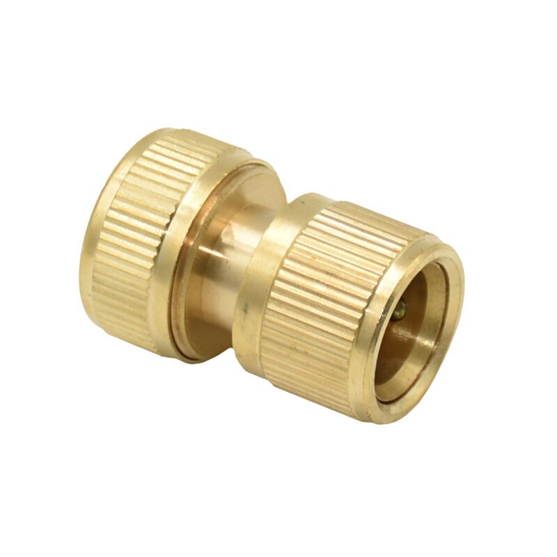 Messing 5/8 " hageslange hurtigkobling kobber vanningsslangerør med koblinger for vann 1 stk.