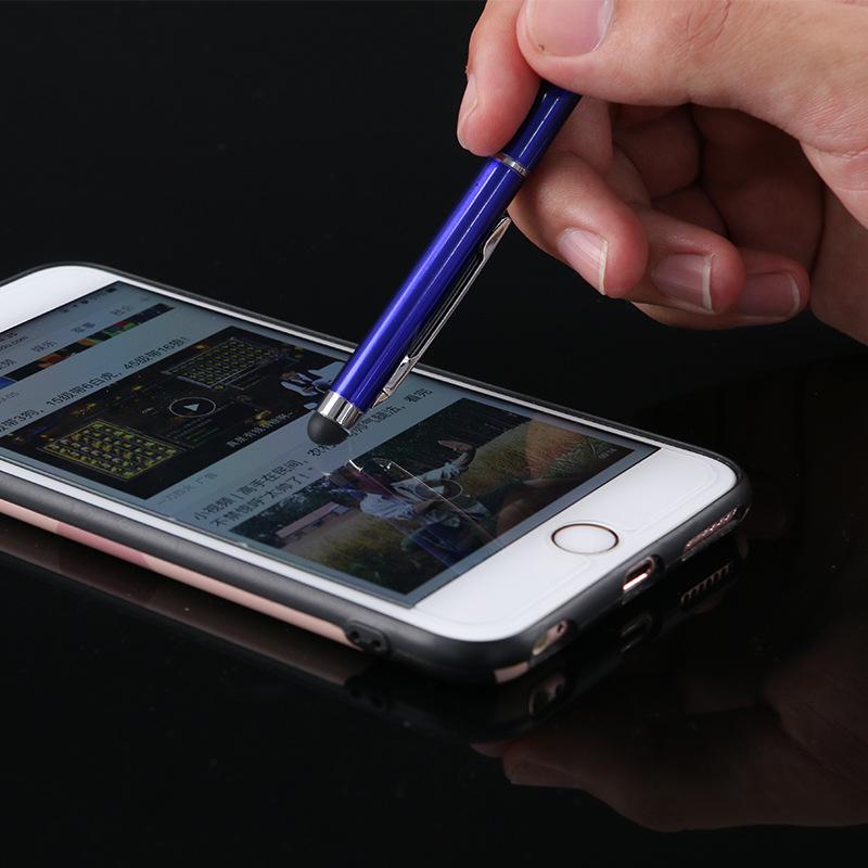 Metalen Balpen Stylus Pen Touch Pen Voor Mobiele Telefoon Elektrostatische Accessoires Universele Tablet Potlood Android Ipad