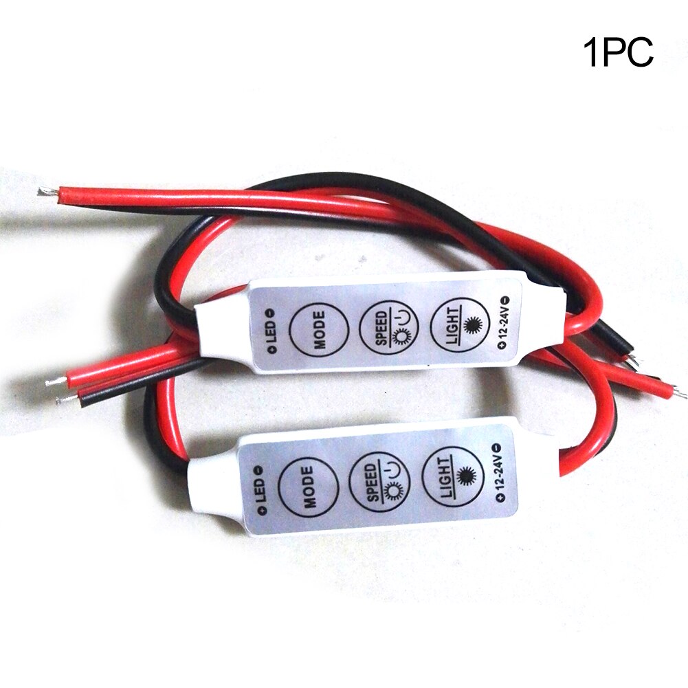 Helderheid aanpassen praktische accessoires enkele kleur mini party online lichtstrip thuis 12-24v led dimmer
