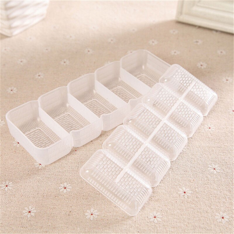 1 set Japón Nigiri molde de arroz para Sushi bola 5 rollos fabricante de prensa antiadherente herramienta DIY