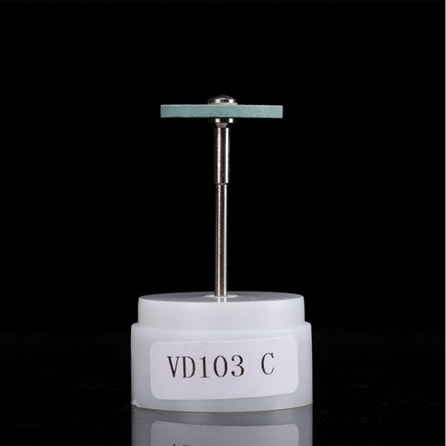 Dental Laboratory Diamond Rubber Polisher Removing Finishing Zirconia No Need Water Cooling Generate Little Heat: VD103 C