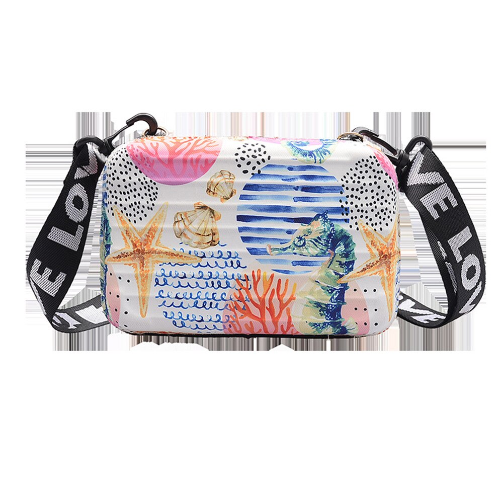 Handtaschen Frauen Taschen Neue Trend Mini Koffer bilden praktisch Taschen Platz Kasten Breite Schulter Riemen Taschen Für mädchen: B-7
