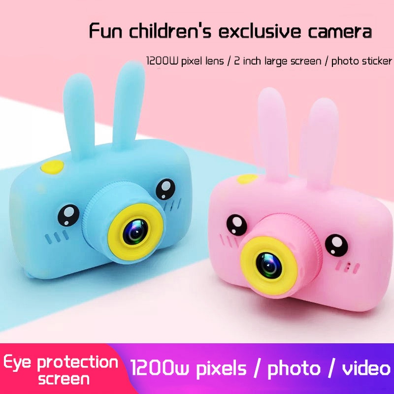 Kids Mini Kind Camera Hd Digitale Camera 2 Inch 1920 Hd Leuke Cartoon Camera Speelgoed Kinderen 1600W kind Speelgoed