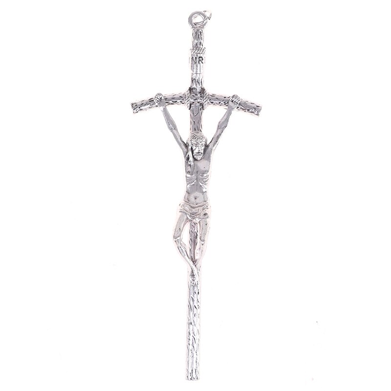 Décoration murale Antique en alliage avec croix Crucifix, jésus, Christ, catholique, église religieuse, décoration de la chapelle, pour la maison, 1 pièce