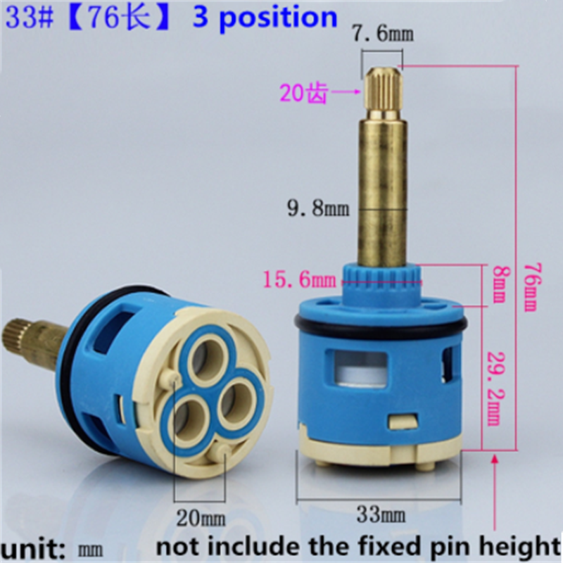 1PC Shower Room Faucet Cartridge Accessories Shower Head Bathtub Water Mixing Valve 3 Position 4 Position Concealed Installation: Burgundy