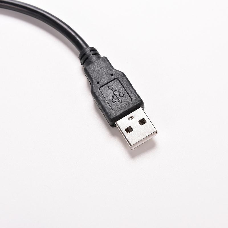 2pcs/lot 30cm PC Computer Case USB Panel Mount Socket Port Extention Cable USB 2.0 Male To Female Extender Cable