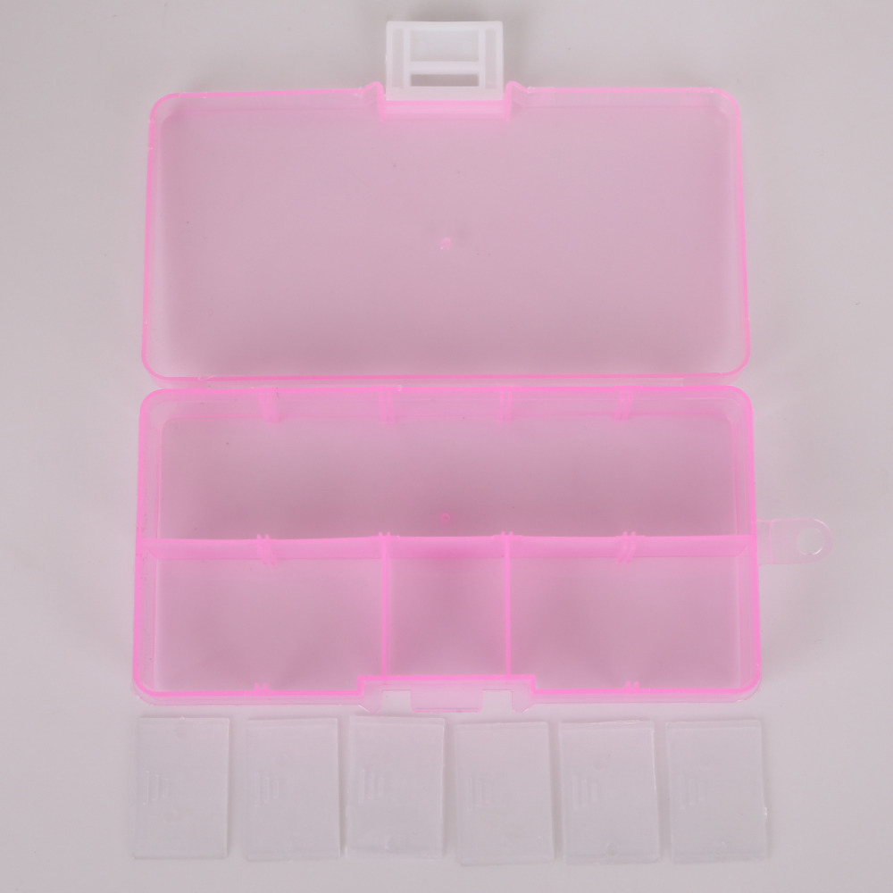 Transparante Plastic Opbergdoos Organizer Stickers Box Desktop Container Washi Tape Stickers Box Art Tool Case Briefpapier