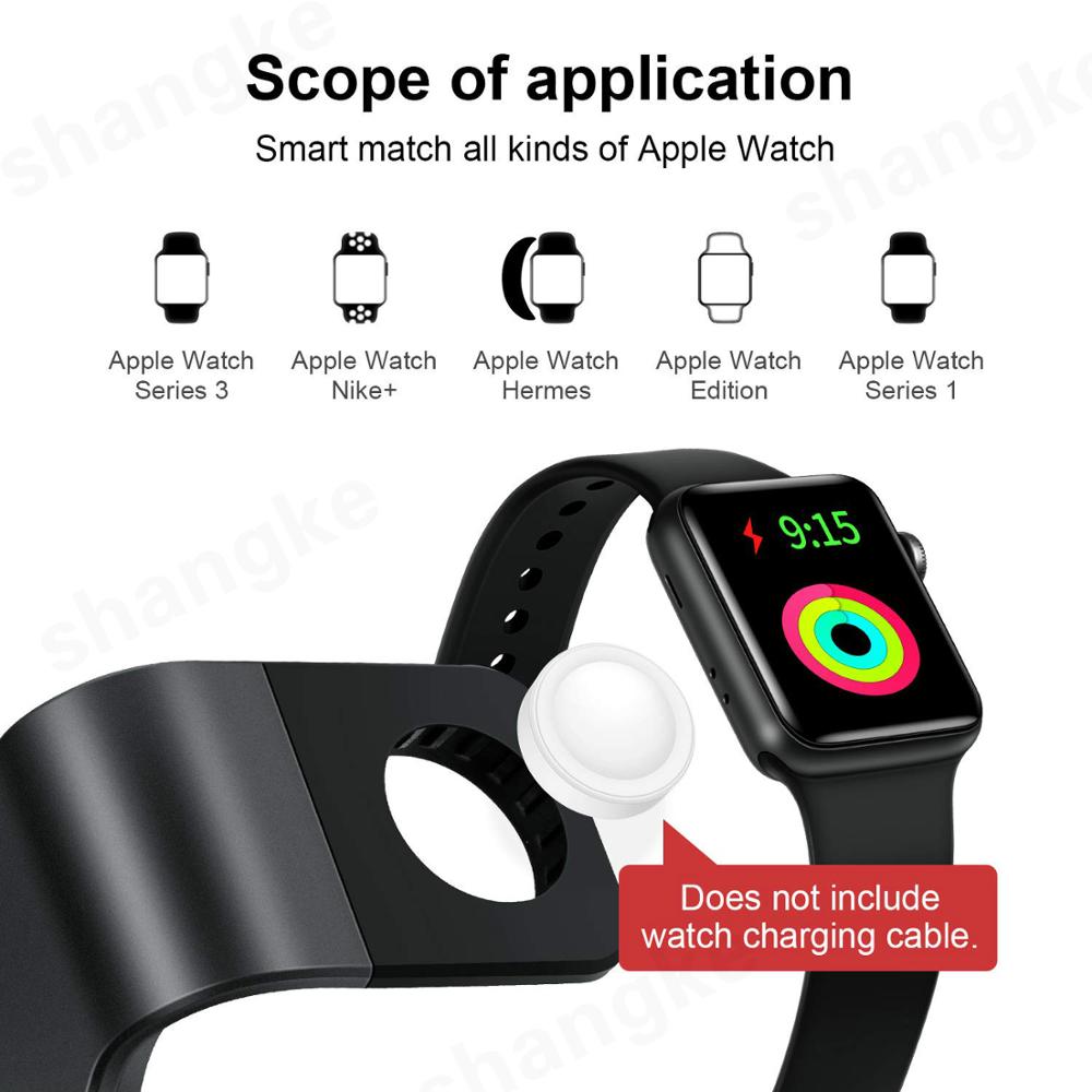3- i -1 trådløs opladerstander til airpods pro apple watch ladedockingstation til apple watch series 5/4/3/2 iphone 11 x xs  xr 8
