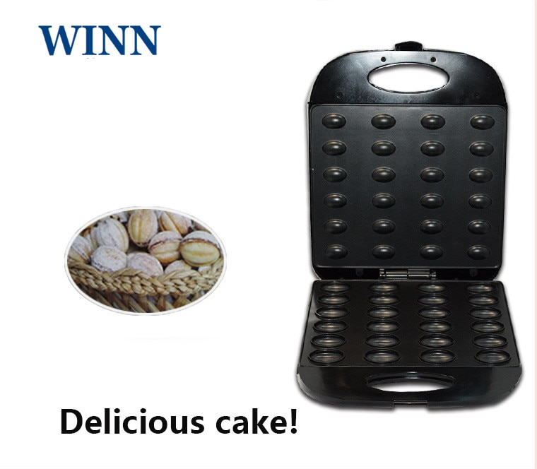 259B Walnoot Cake Machine Cake maker L size Noten Wafel Brood Machine Sandwich Ijzer Broodrooster Ontbijt bakken Oven