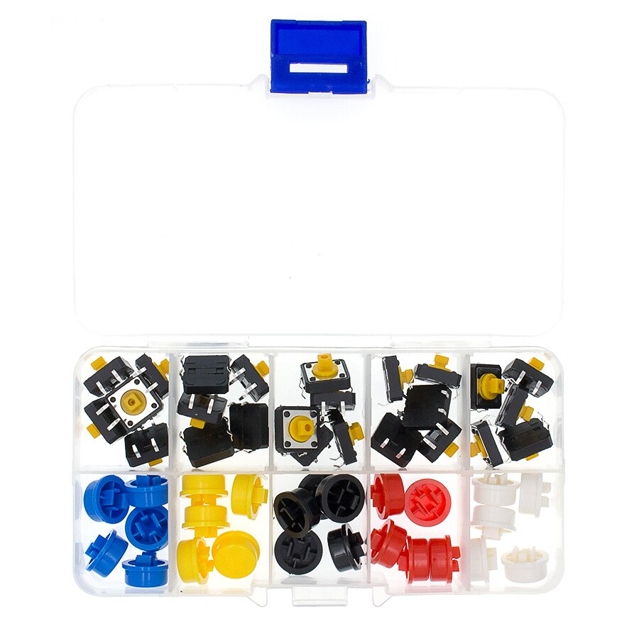 25PCs boxed 12X12MM Big key module Big button module Light touch switch module with hat High level output for arduino usb