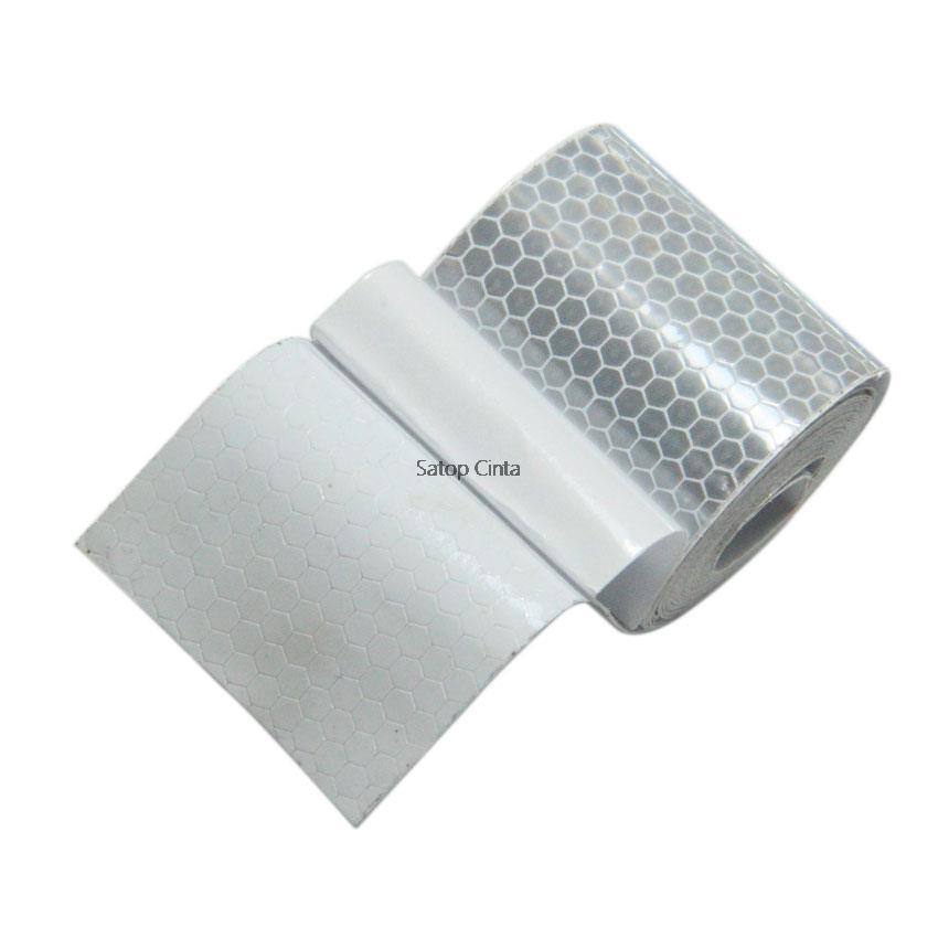 Bande autocollante réfléchissante pour cadre de vélo, 5cm x 5m