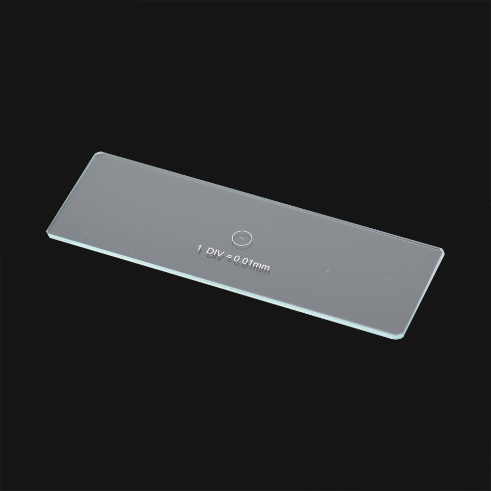 0.01mm Microscope Stage Micrometer Calibration Slide Parts Measurement Tools