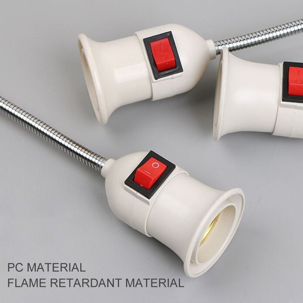 E27- fatning pærefatning lysfatning med afbryder eu us uk stik lampefatning energibesparende led bordlampe led-sokkel lampesokkel