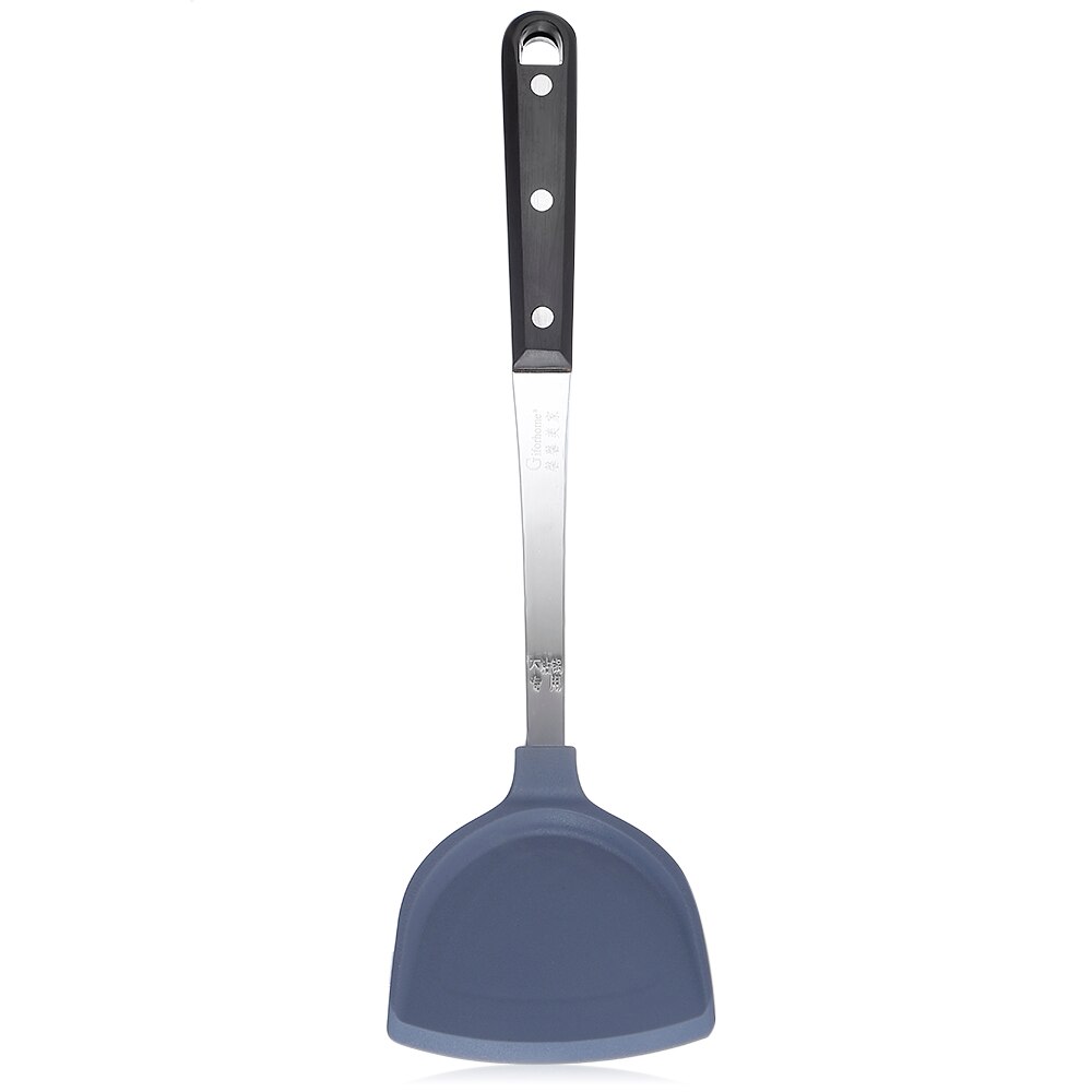 Siliver Stainless Steel Turners Giforhome Heat Resistant Silicone Nonstick Turners Cooking Utensils Kitchen Tools