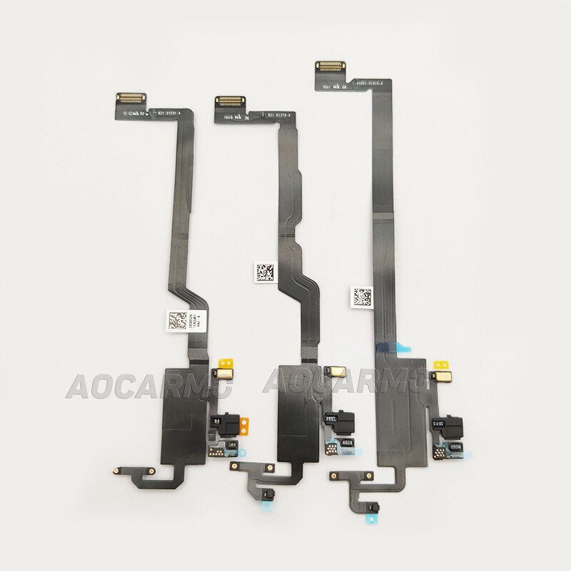 Aocarmo Ambient Proximity Light Sensor Flex Cable Ribbon without Ear Speaker for iPhone X / XS / XS Max Replacement Parts