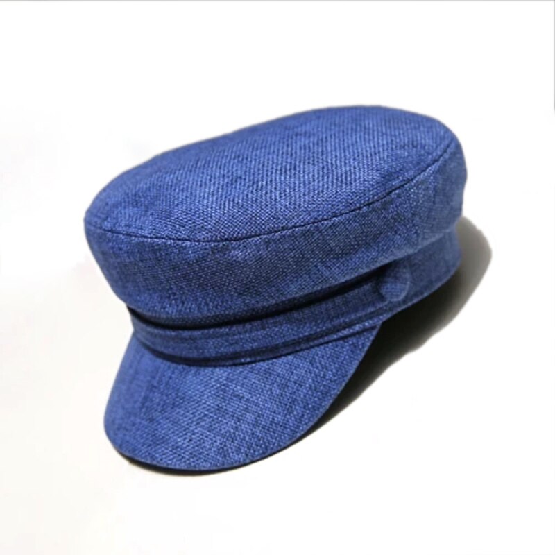 Mode Baret Hoeden Vrouwen Achthoekige Platte Cap Katoen Marine Hoeden Voor Vrouwen Stijlvolle Kunstenaar Schilder Newsboy Hoeden Leger Cap