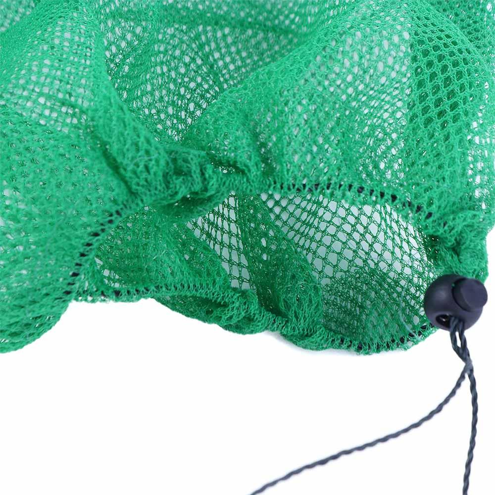 Tragbare Angelgerät Kleines Gitter Falten Fischernetz GrüNe Fisch Netze Tasche Nylon Gittergewebe Tasche Gittergewebe Tasche Live Fisch Netze