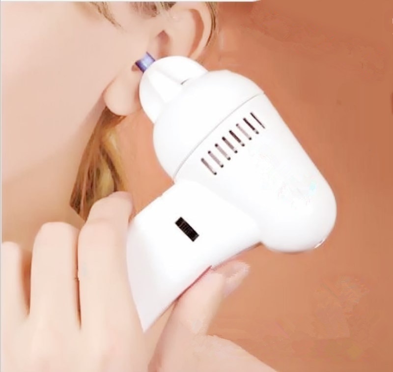 Portable Size Electric Ear Vacuum Cleaner Ear Removal Safety Body Health Care with Soft & Safety Head Ear Care Tool