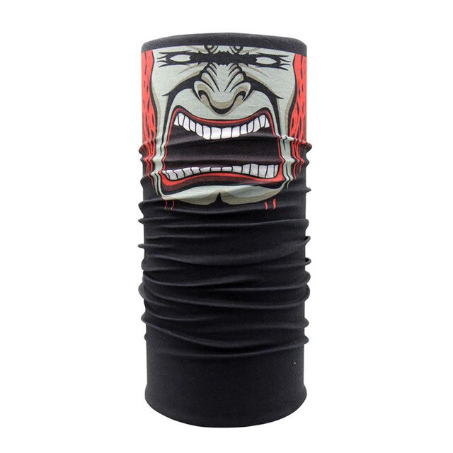Skelet Skull Bandana Ski Skull Halloween Hals Half Gezichtsmasker Fietsen Ghost Sjaal Nek Bandana Ski Sport Wandelen Sjaals: 5