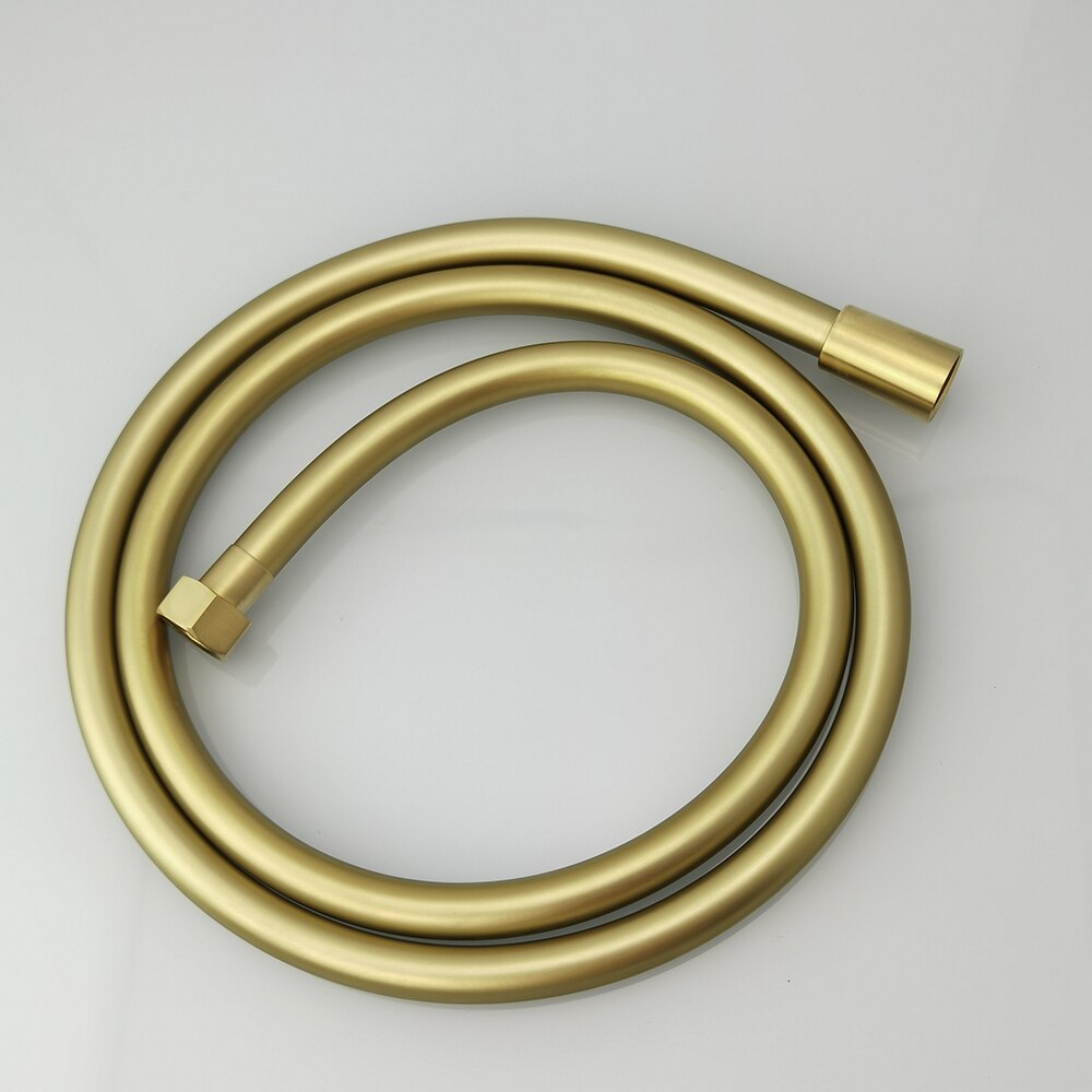 1.5m PVC Bathroom Shower/Bidet Hose High Pressure Anti Wrap Hose With Copper Core: Glod