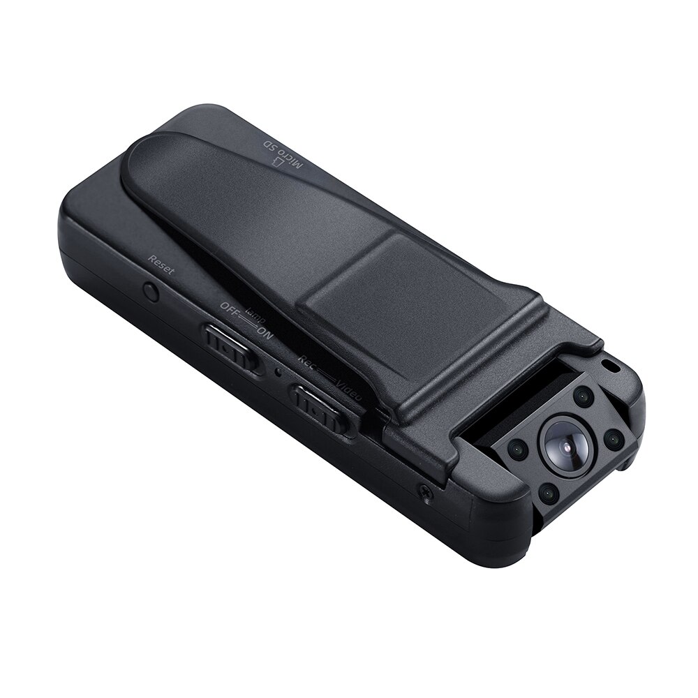 A8D Kleine Lichaam Gedragen Camera Zonder Afstandsbediening Hd 1080P Infrarood Licht Nachtzicht Camcorder Opname Dvr Dv Audio Video record