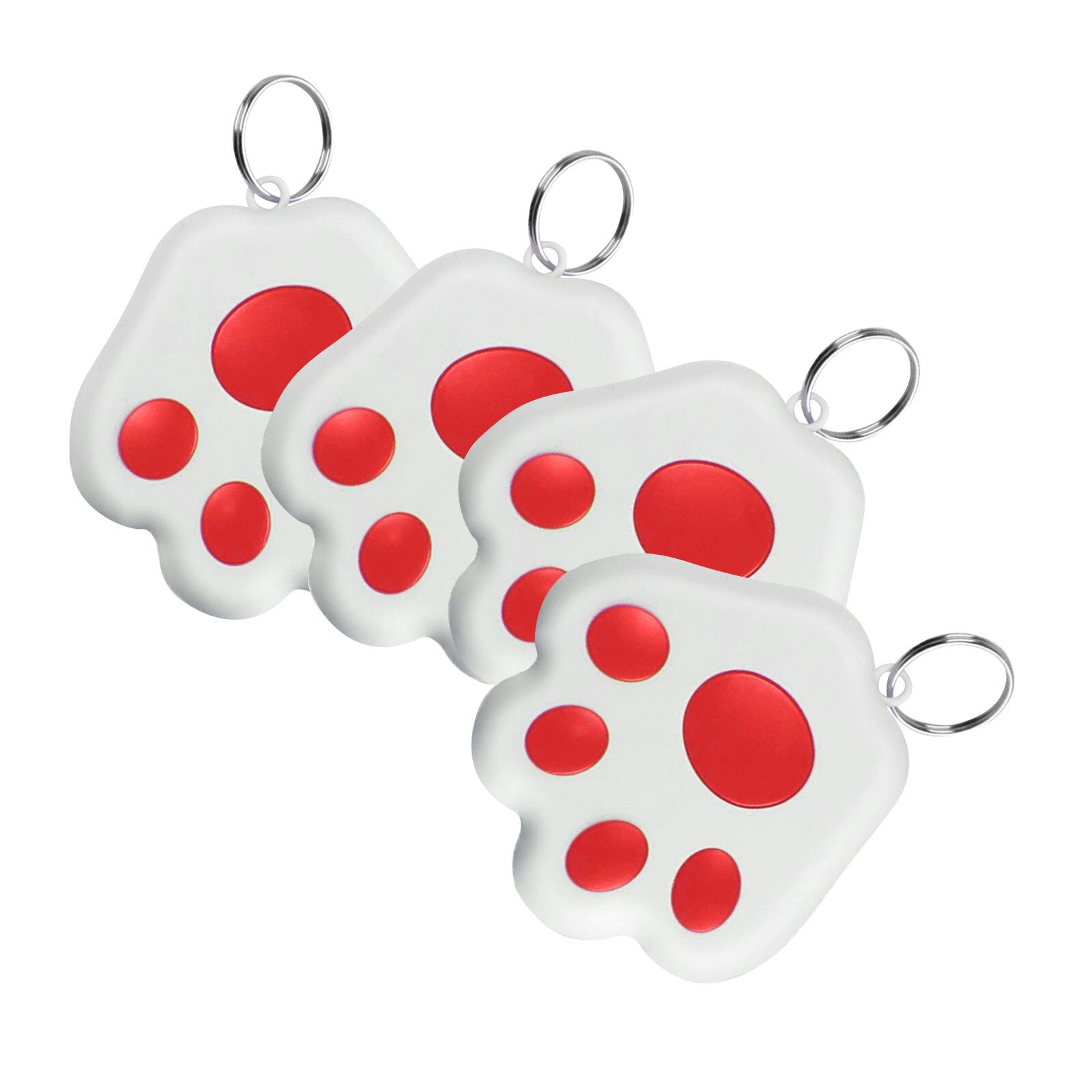 4PCS Smart Tracker Mini Anti-loss Wireless Track Device Cat Dog Mini Tracking Loss Prevention Waterproof Device Tool GPS Locator: F