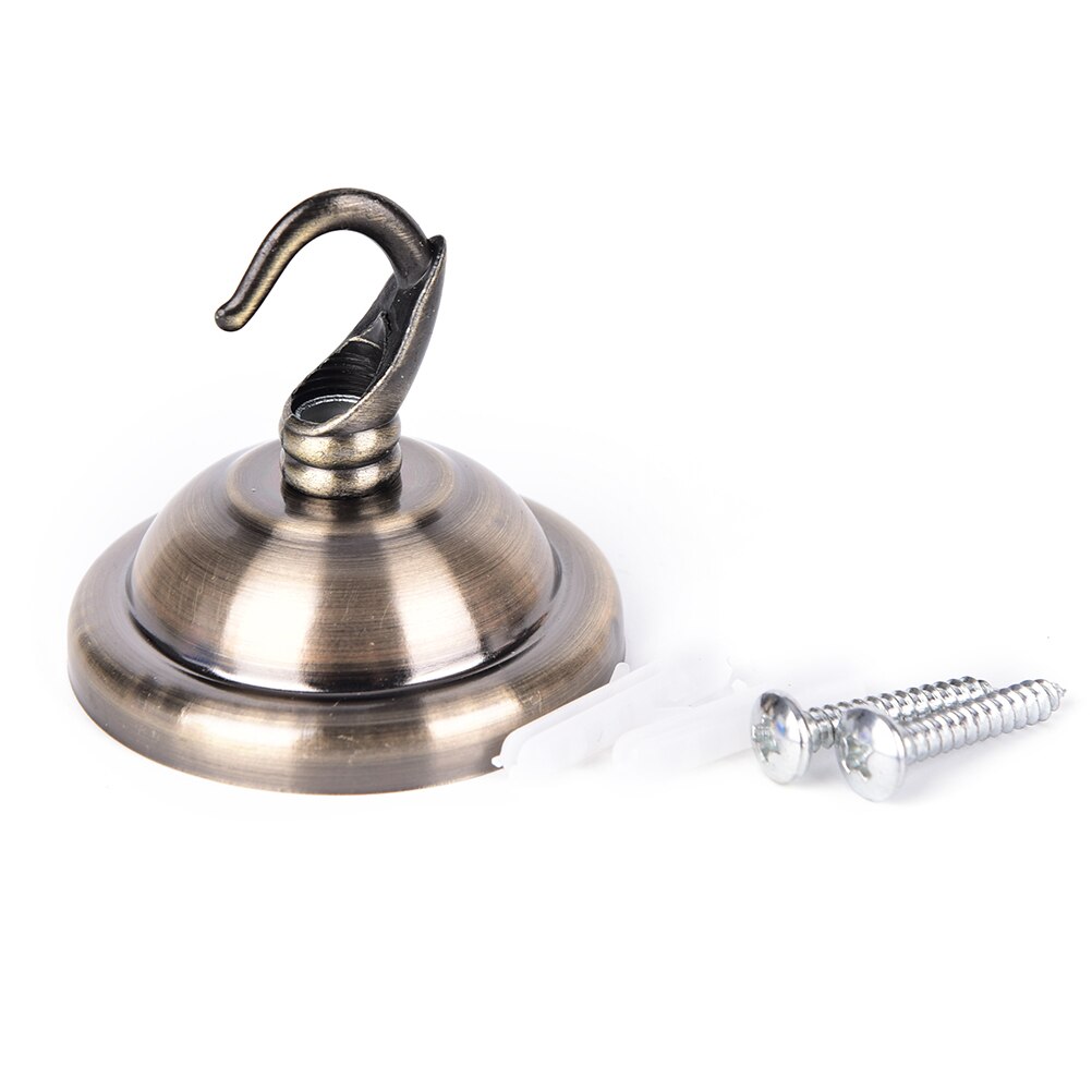 Vintage täckplatta krok hängande lampa ljuskrona delar takhållare för ljus passande dekoration metall tillbehör 56mm: Grön
