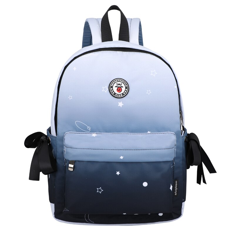 Mochilas de para niños mochilas de escuela para niñas impermeable Oxford mochila para escuela de gran capacidad bolsa para Mochila De adolescente bolsas de viaje: black