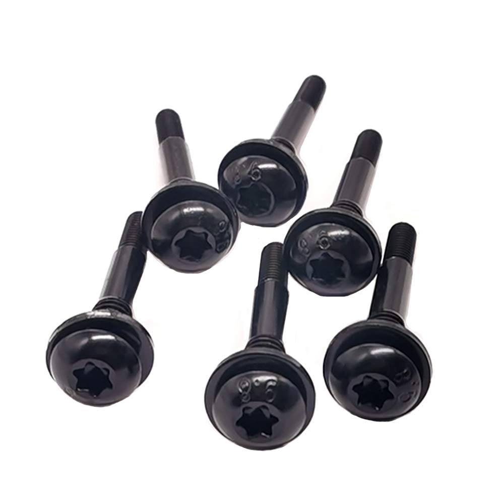 6 PCS Torx Screw Bolts Refitting Screw Fit Jeep Wrangler JL (M6) JK (M8) Windshield Frame Hinges Doors Door Hinges Roll Bar