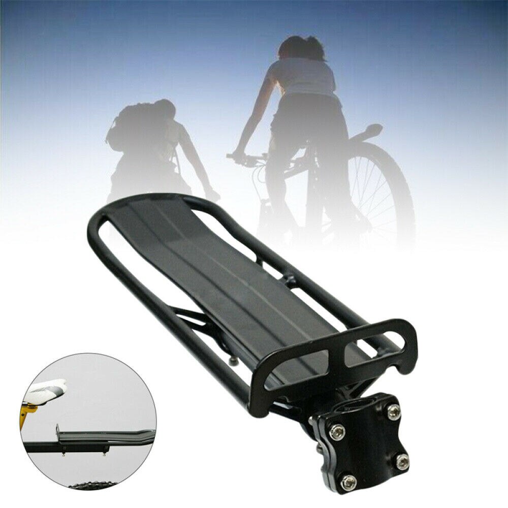 Bike Rack Aluminiumlegering Bagage Bagagedrager Kofferbak Voor Fietsen Mtb Bike Achter Plank Fietsen Rekken Fiets Achter Rack: Default Title