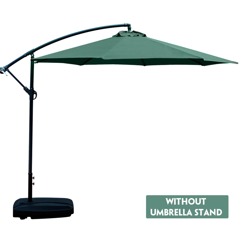 Outdoor Umbrella Cover Waterproof UV Protection Oxford Cloth Garden Patio Umbrella Cover Shield Cantilever Parasol Rain Cover: dark green