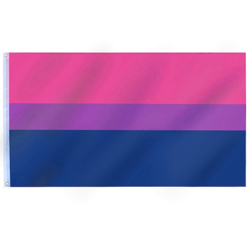 Biseksuele Vlag-Grootformaat Voor Indoor En Outdoor-Vieren Diversiteit Op Bi Trots Zomer Feesten En Festivals