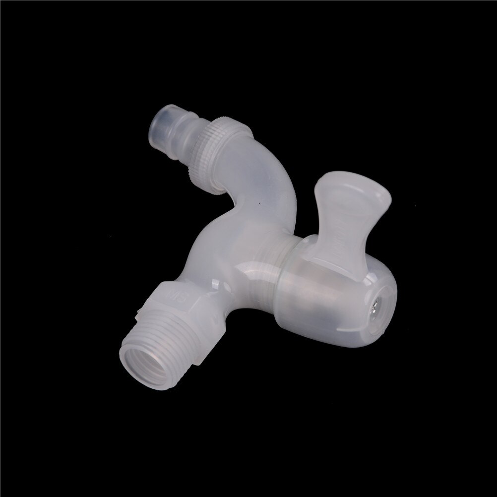 PVC Plastic Tap PP Mini Faucet Male Thread Clear Small Bibcock Easy Install Kitchen Washing Machine Garden Home Household Tools