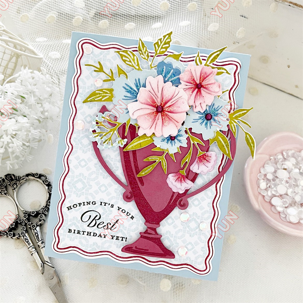 Gratulationsmalsstempler stencil drømme og planer sløjfe bogmærke stjernestemplet buket sødeste rammer gør-det-selv scrapbooking kort lav