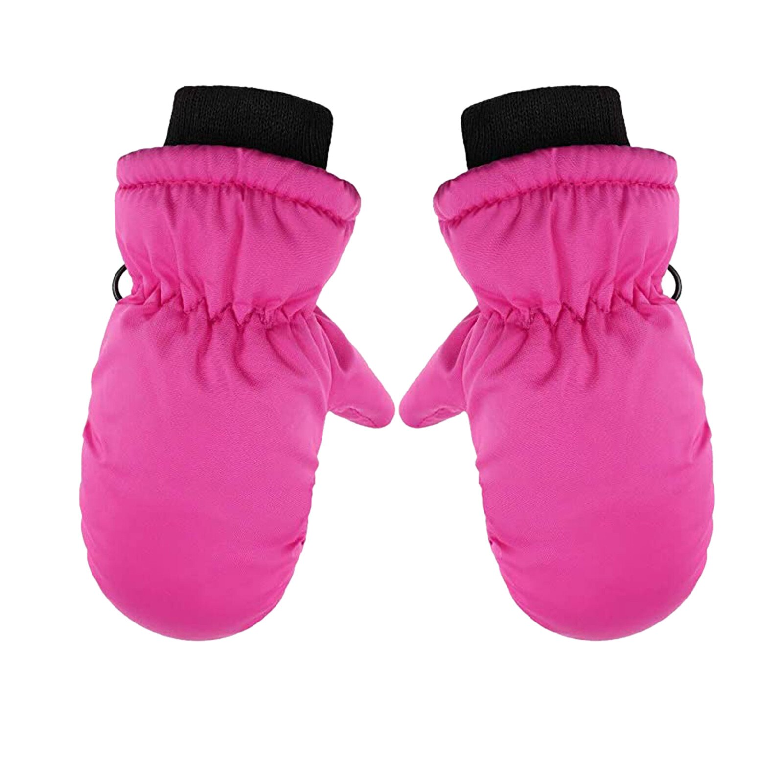 Toddler Kids Baby Boys Gloves Girls Children's Snowboard Gloves Warm Winter Gloves For Kids Waterproof Warm Snow Mittens: Hot Pink 