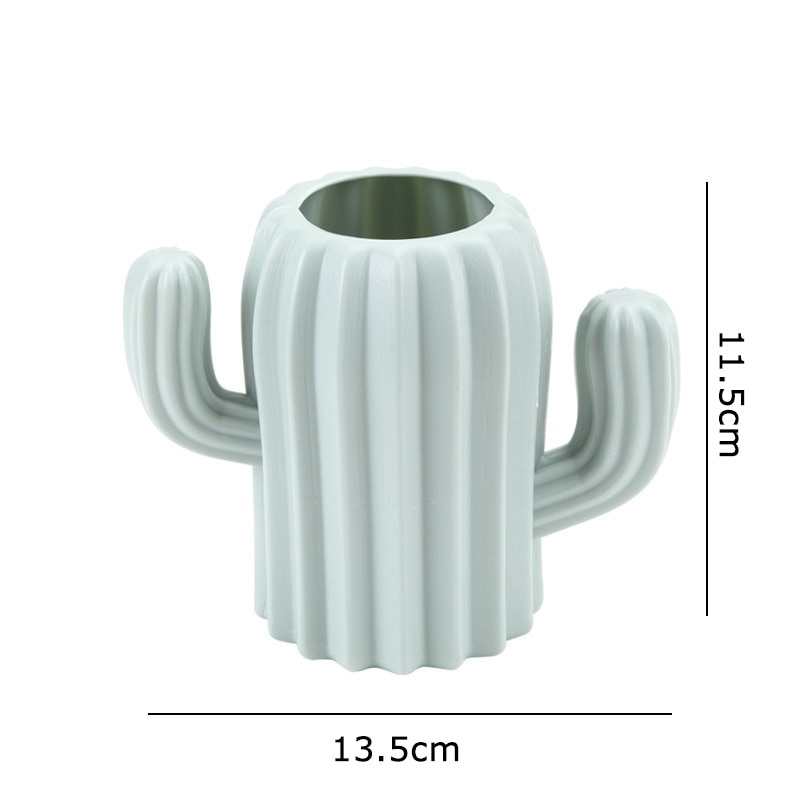 1pc kaktus skrivebord dekoration mini moderne håndværk kunst kontor desktop hjem værelse ornamenter plast kaktus tilbehør