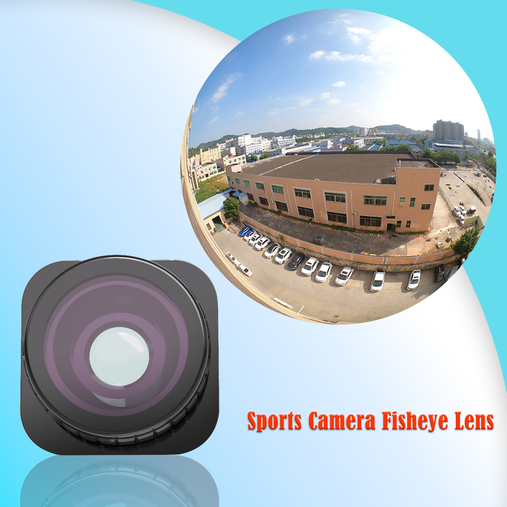 Filtri per obiettivi Fisheye per Go Pro Hero 5/6/7/9/10 Motion Camera Protector occhiali custodia protettiva accessori per fotocamere ottiche