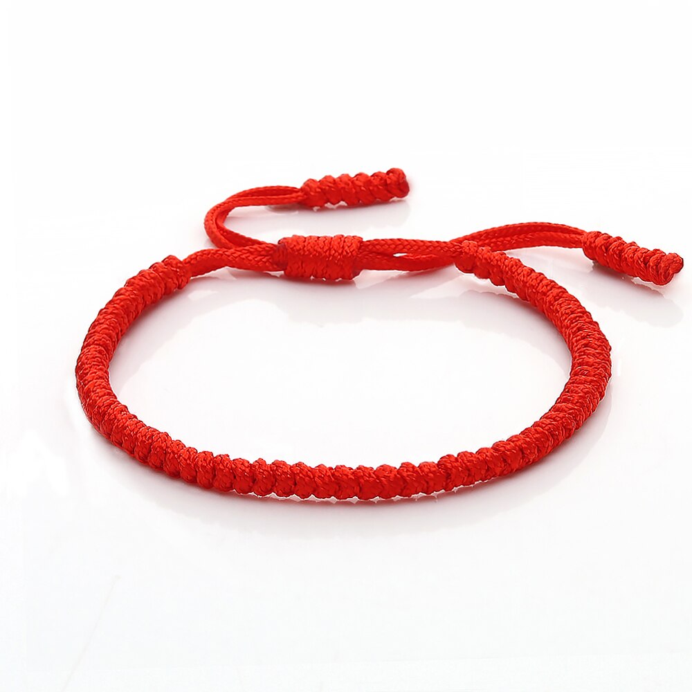 Black Red String Braided Couple Bracelet Woven Knots Lucky Rope Bracelets Bangles Men Women Anniversary Jewelry Lover: Style 1