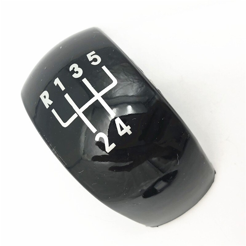 Malleihin skoda octavia  mk2 ii (04-08)  ii fl  (08-11)  kromi musta auton muotoilu vaihdelaatikon korkki tunnuksen kansi vipu tikku: 5 nopeutta musta