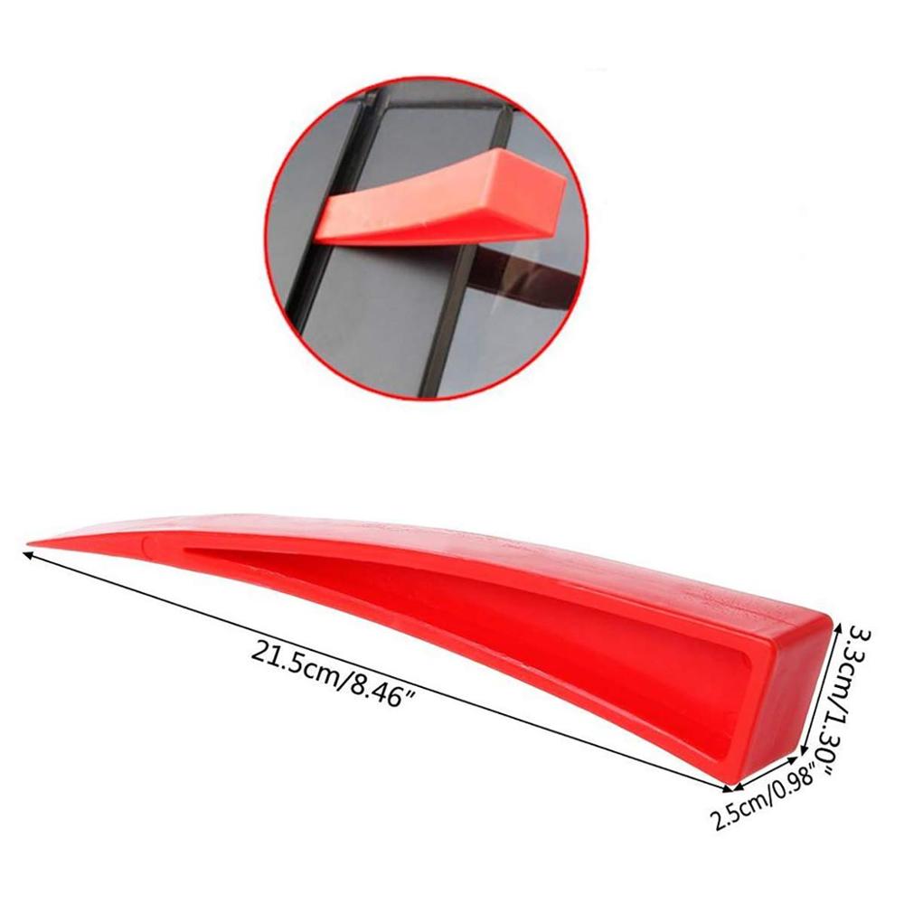 Paintless Dent Repair Tools Black Window Guard Protect with Felt PDR Paintless Dent Removal Window Curve Wedge for Car Repair