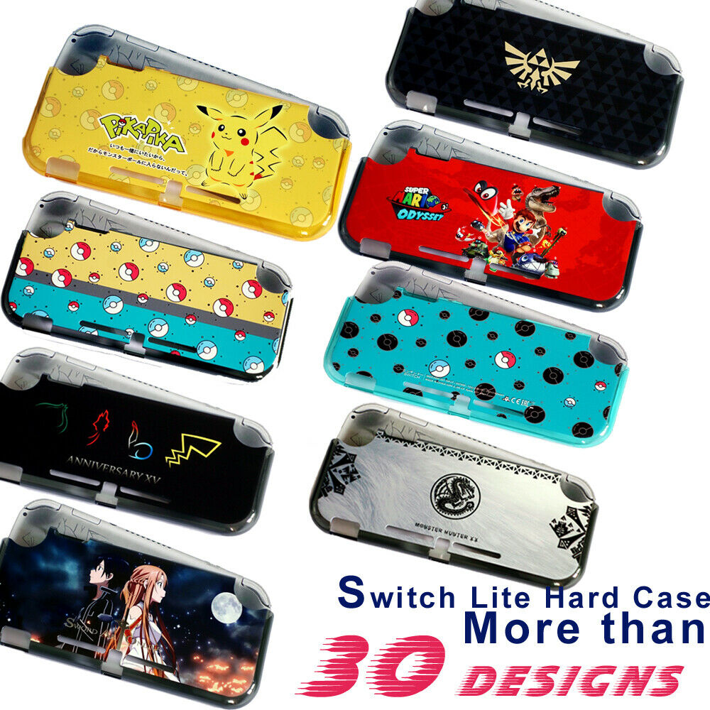 Funda rígida de piel para Nintendo Switch Lite, antideslizante, ultrafina, protectora, trasera dura, 30 + diseños ergonómicos