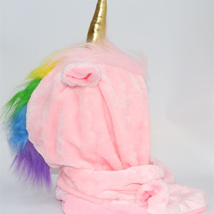 SELLWORLDER niñas lindo sombrero 30 cm * 22 cm unicornio bebé invierno cálido bufanda y sombrero y conjunto de guantes